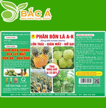 Phan Bón Lá A-K