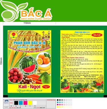 Phan Bón Bắc Á Kali Ngọt